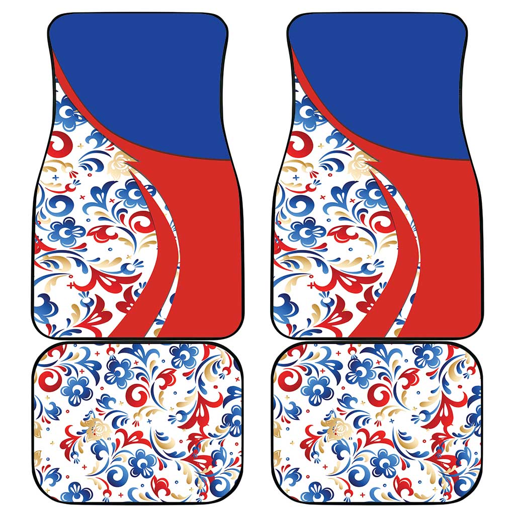 Matryoshka Doll Car Mats Flag Color Style No2 - Wonder Print Shop