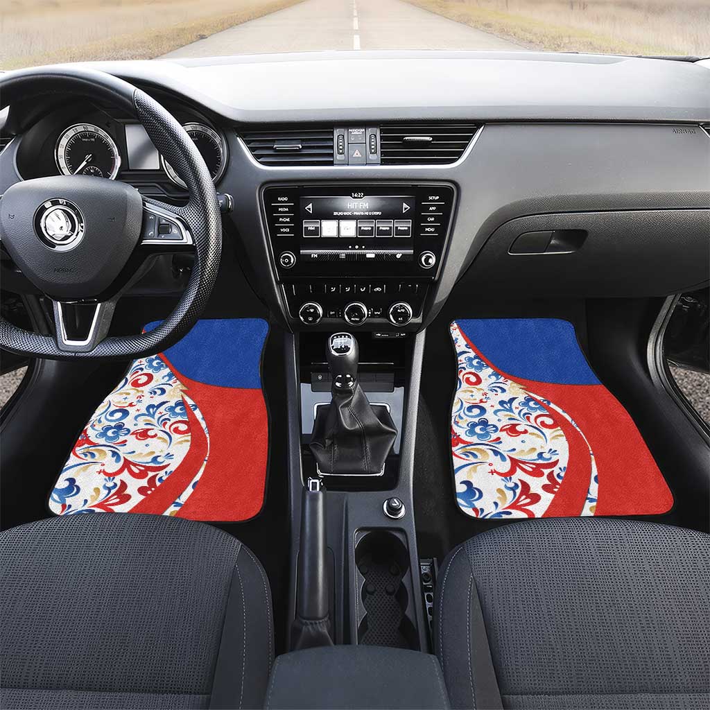 Matryoshka Doll Car Mats Flag Color Style No2 - Wonder Print Shop