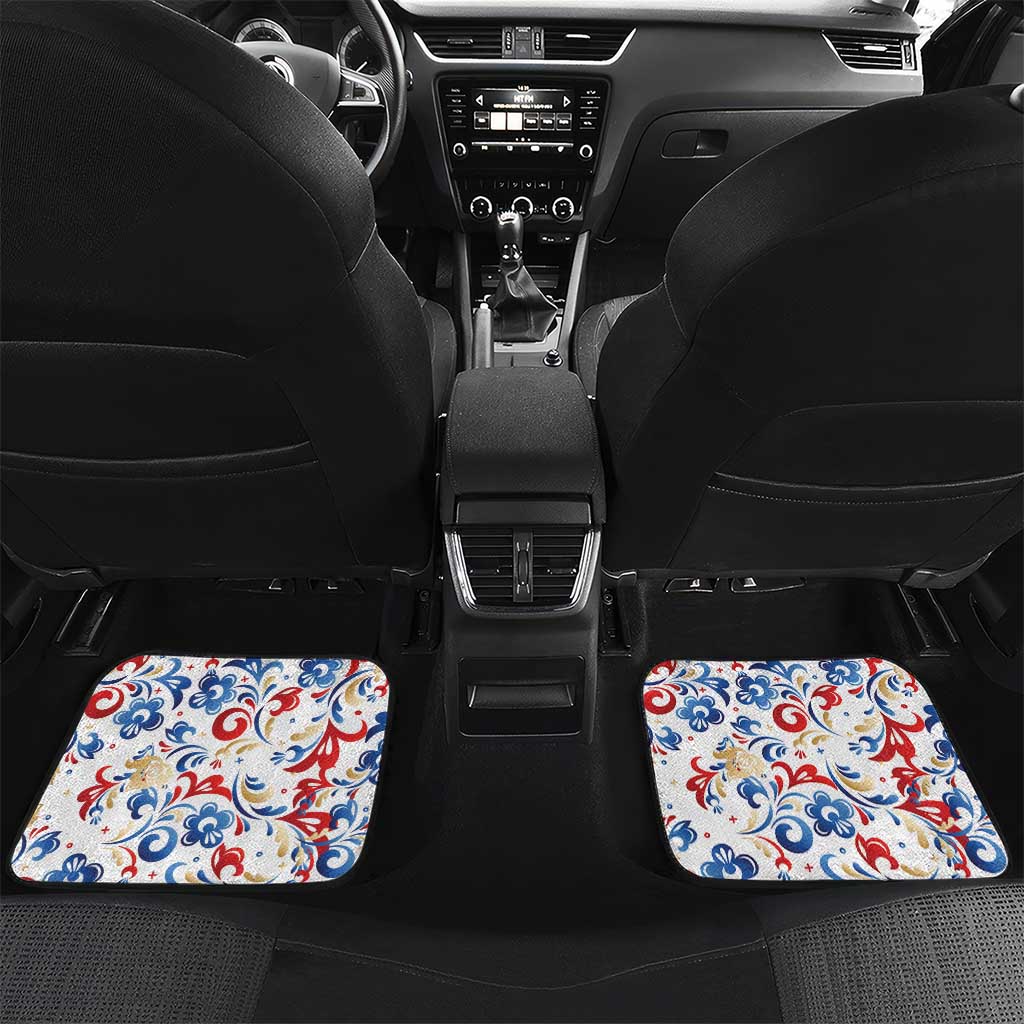 Matryoshka Doll Car Mats Flag Color Style No2 - Wonder Print Shop