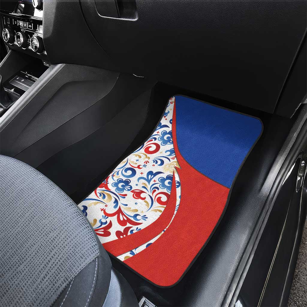 Matryoshka Doll Car Mats Flag Color Style No2 - Wonder Print Shop