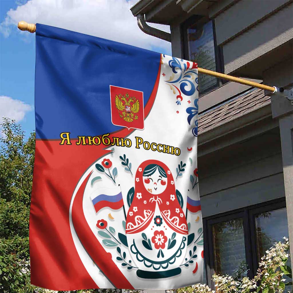 Matryoshka Doll Garden Flag Flag Color Style No2 - Wonder Print Shop
