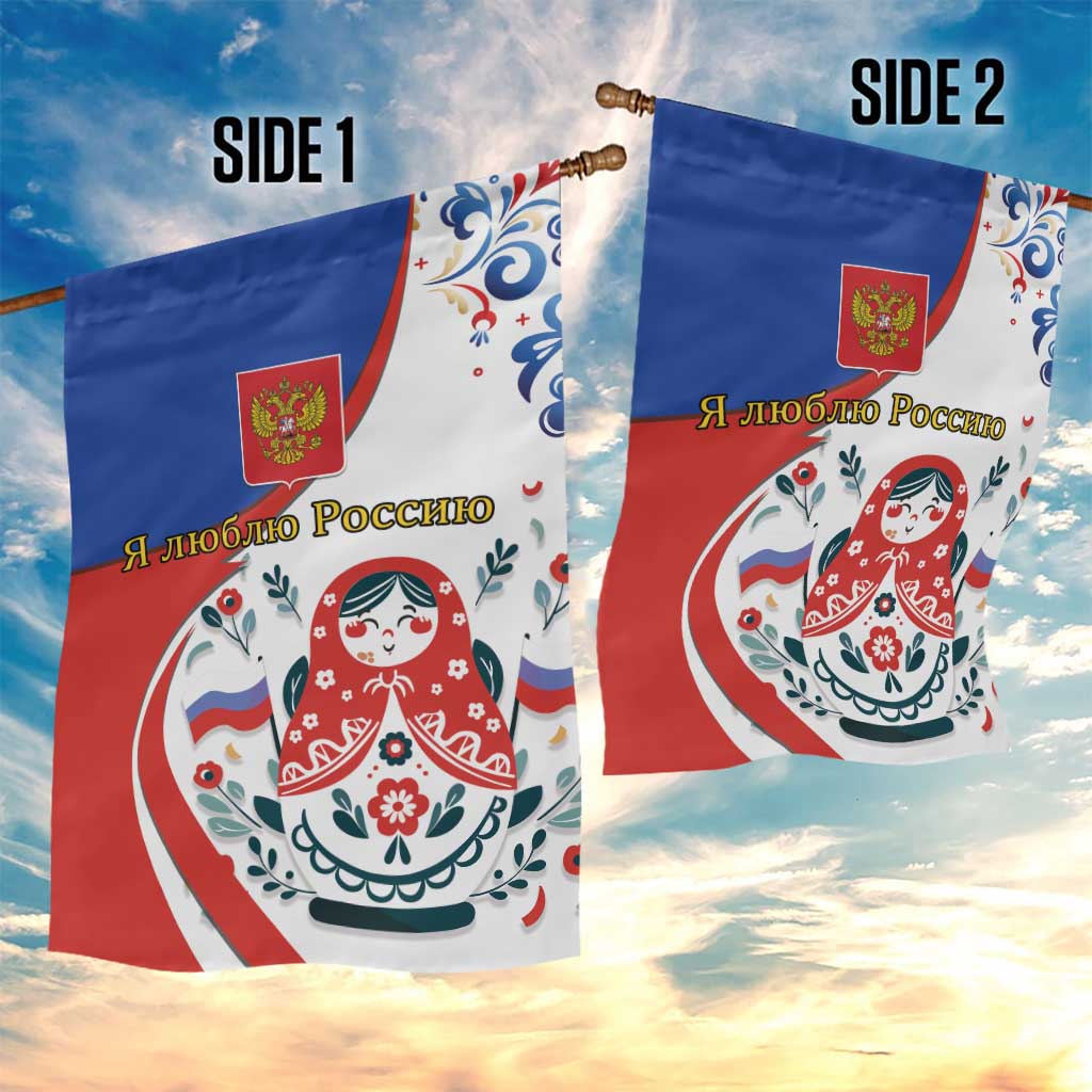 Matryoshka Doll Garden Flag Flag Color Style No2 - Wonder Print Shop