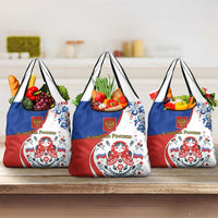 Matryoshka Doll Grocery Bag Flag Color Style No2 - Wonder Print Shop