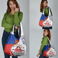 Matryoshka Doll Grocery Bag Flag Color Style No2 - Wonder Print Shop