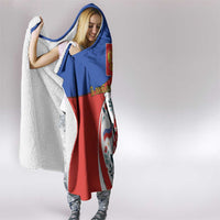 Matryoshka Doll Hooded Blanket Flag Color Style No2 - Wonder Print Shop