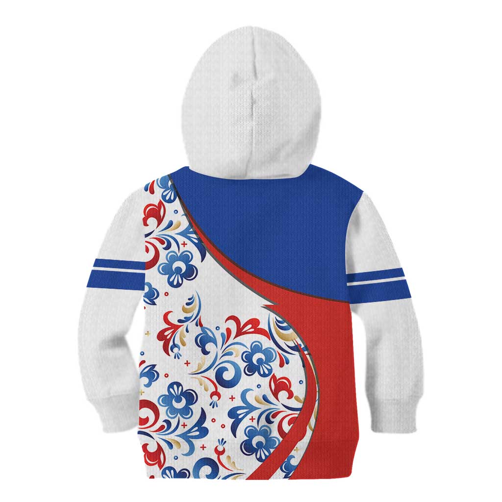 Matryoshka Doll Kid Hoodie Flag Color Style No2 - Wonder Print Shop