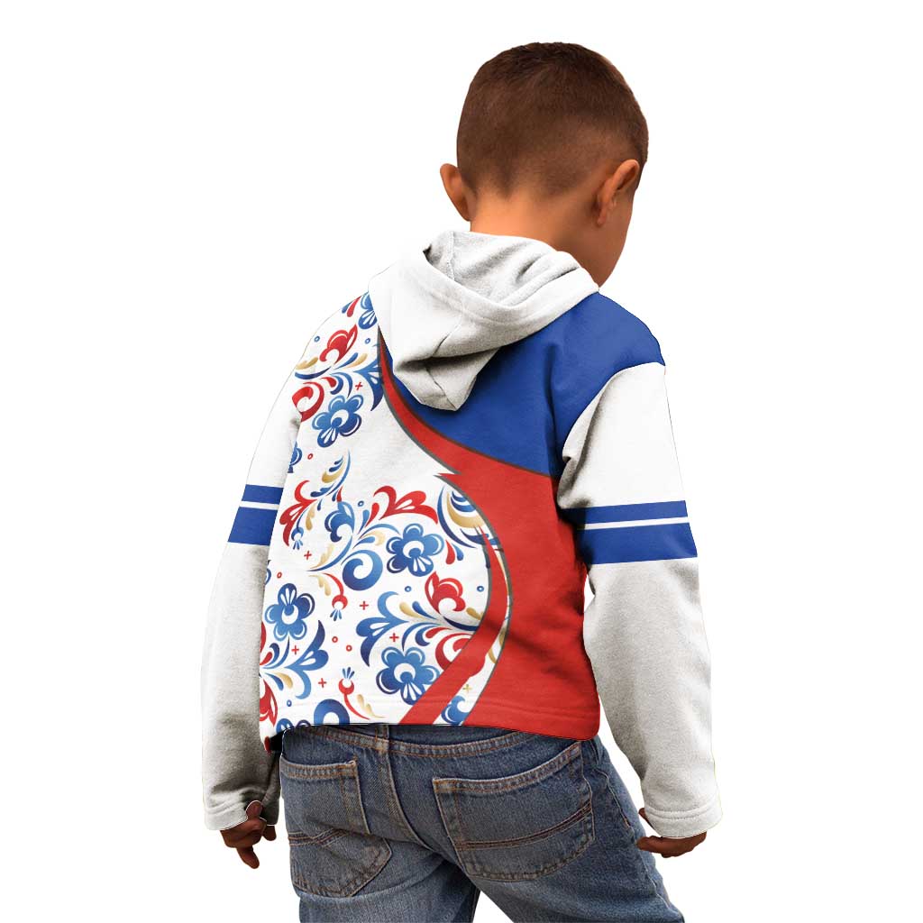 Matryoshka Doll Kid Hoodie Flag Color Style No2 - Wonder Print Shop