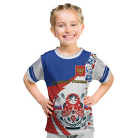 Matryoshka Doll Kid T Shirt Flag Color Style No2 - Wonder Print Shop