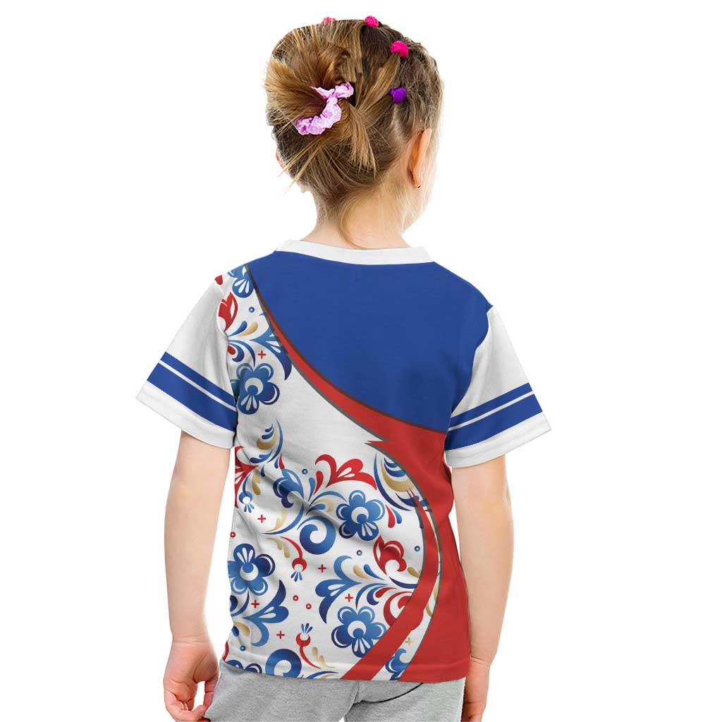 Matryoshka Doll Kid T Shirt Flag Color Style No2 - Wonder Print Shop