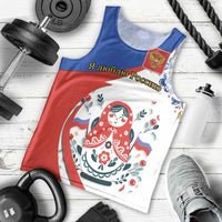 Matryoshka Doll Men Tank Top Flag Color Style No2 - Wonder Print Shop
