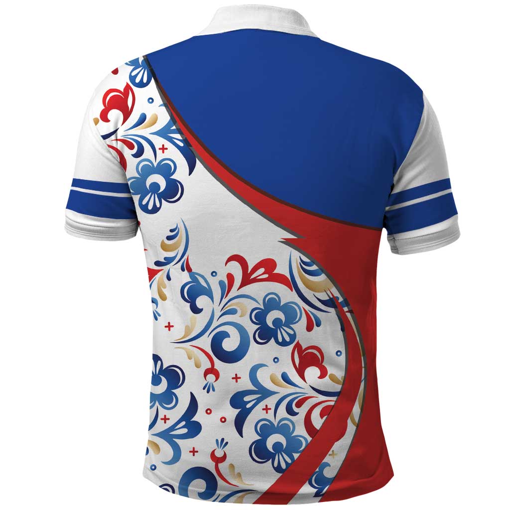 Matryoshka Doll Polo Shirt Flag Color Style No2 - Wonder Print Shop