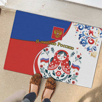 Matryoshka Doll Rubber Doormat Flag Color Style No2 - Wonder Print Shop