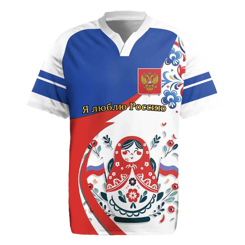 Matryoshka Doll Rugby Jersey Flag Color Style No2 - Wonder Print Shop