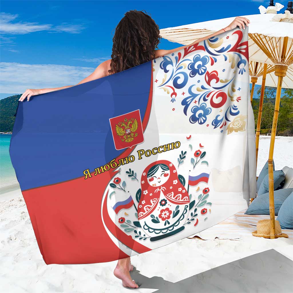 Matryoshka Doll Sarong Flag Color Style No2 - Wonder Print Shop