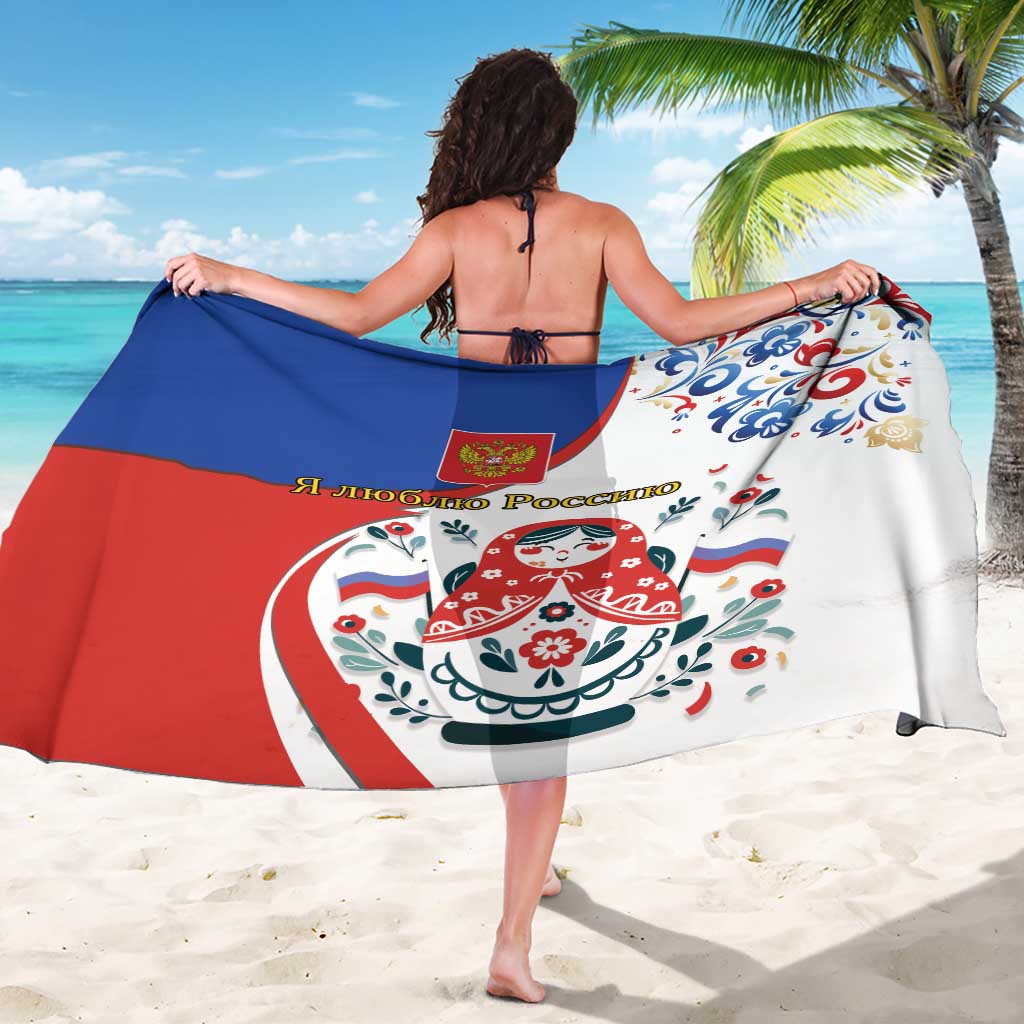Matryoshka Doll Sarong Flag Color Style No2 - Wonder Print Shop