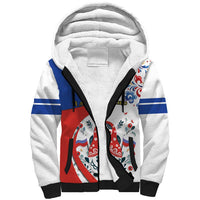 Matryoshka Doll Sherpa Hoodie Flag Color Style No2 - Wonder Print Shop