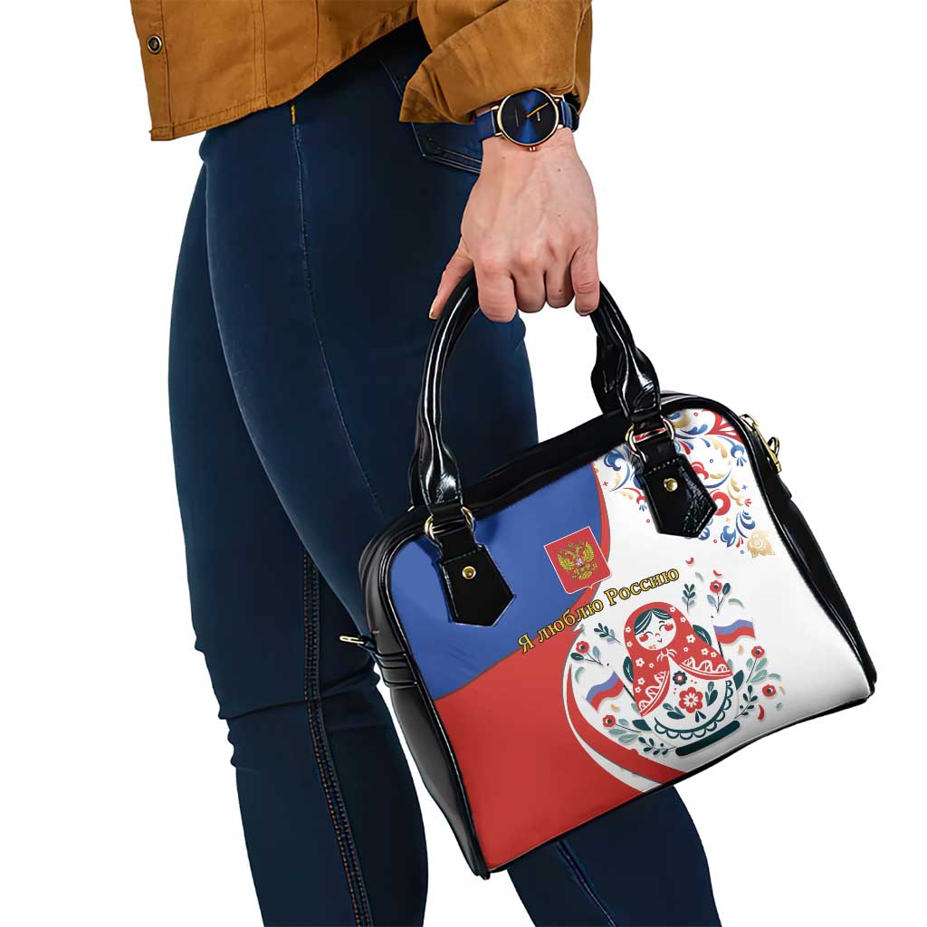 Matryoshka Doll Shoulder Handbag Flag Color Style No2 - Wonder Print Shop