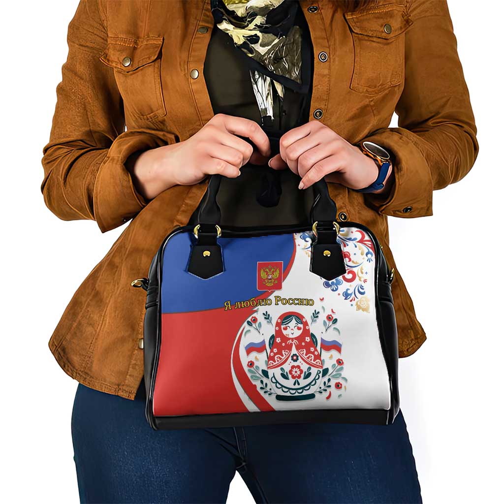 Matryoshka Doll Shoulder Handbag Flag Color Style No2 - Wonder Print Shop