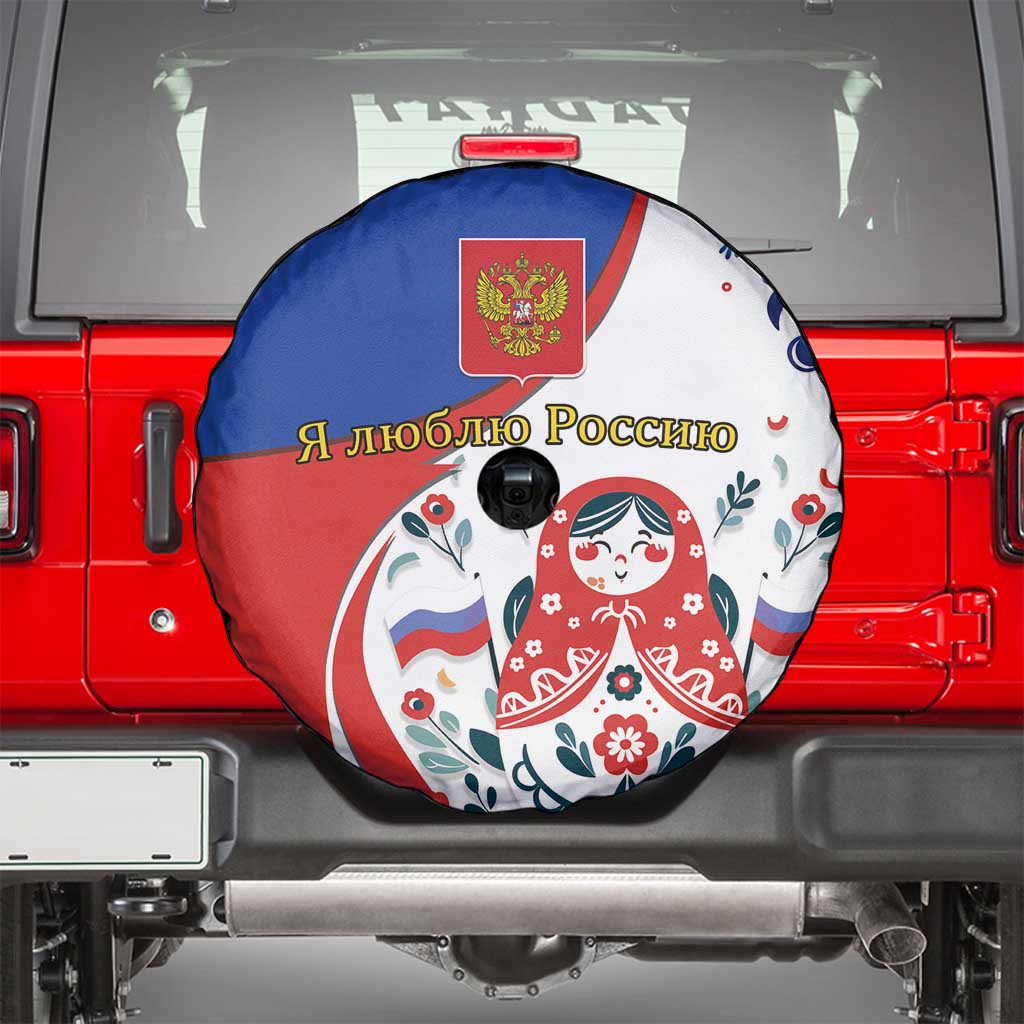 Matryoshka Doll Spare Tire Cover Flag Color Style No2 - Wonder Print Shop