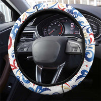Matryoshka Doll Steering Wheel Cover Flag Color Style No2 - Wonder Print Shop