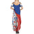 Matryoshka Doll Summer Maxi Dress Flag Color Style No2 - Wonder Print Shop
