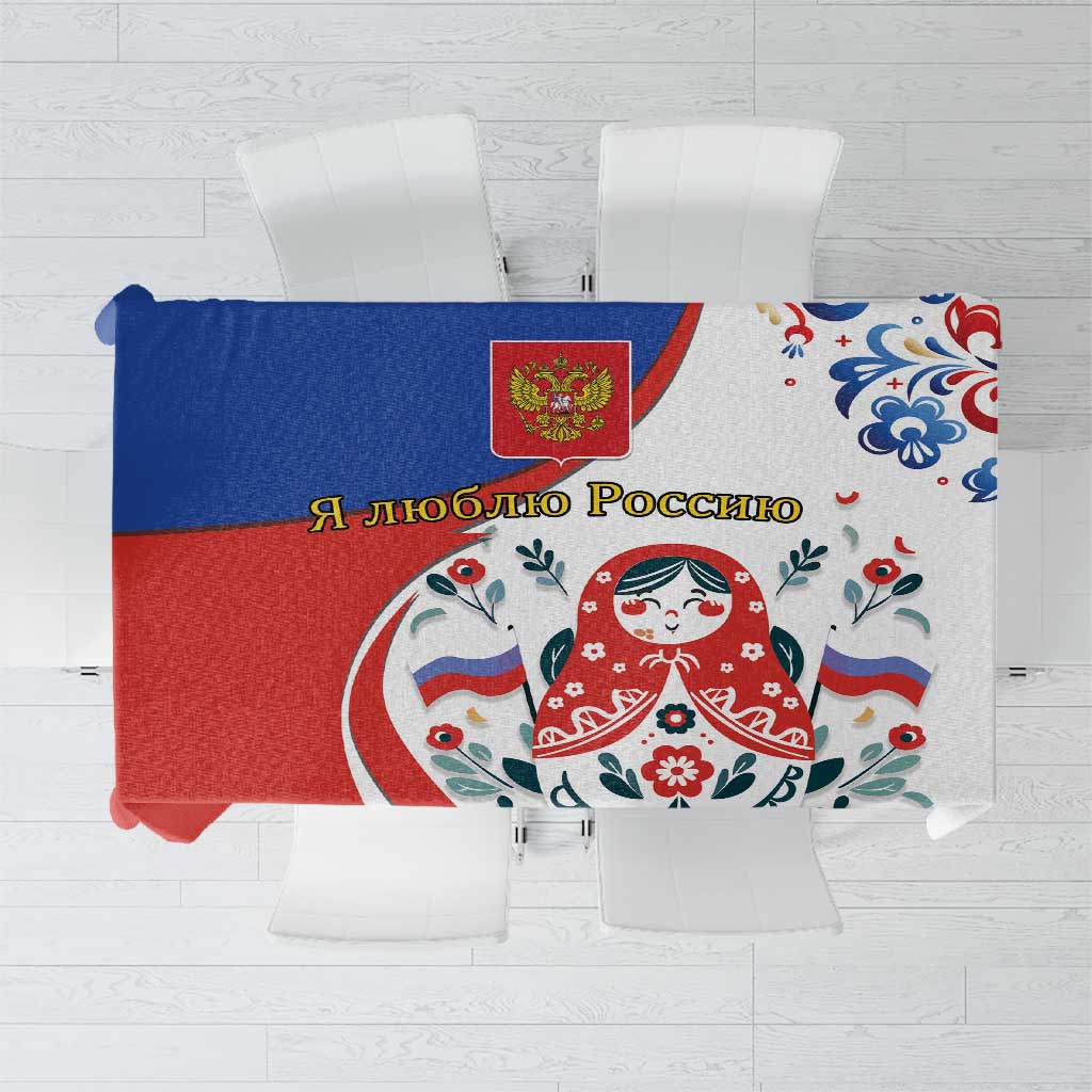Matryoshka Doll Tablecloth Flag Color Style No2 - Wonder Print Shop