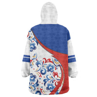 Matryoshka Doll Wearable Blanket Hoodie Flag Color Style No2 - Wonder Print Shop