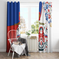 Matryoshka Doll Window Curtain Flag Color Style No2 - Wonder Print Shop