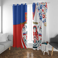 Matryoshka Doll Window Curtain Flag Color Style No2 - Wonder Print Shop