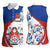 Matryoshka Doll Women Sleeveless Polo Shirt Flag Color Style No2 - Wonder Print Shop