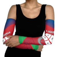 Italy Liguria Arm Sleeves Emblem With Flag Style - Wonder Print Shop