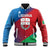 Italy Liguria Baseball Jacket Emblem With Flag Style LT19