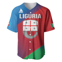 Italy Liguria Baseball Jersey Emblem With Flag Style LT19