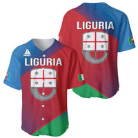 Italy Liguria Baseball Jersey Emblem With Flag Style LT19