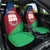 Italy Liguria Car Seat Cover Emblem With Flag Style - Wonder Print Shop