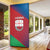 Italy Liguria Door Cover Emblem With Flag Style - Wonder Print Shop