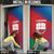 Italy Liguria Door Cover Emblem With Flag Style - Wonder Print Shop