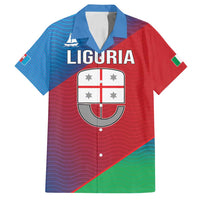 Italy Liguria Family Matching Off Shoulder Maxi Dress and Hawaiian Shirt Emblem With Flag Style LT19