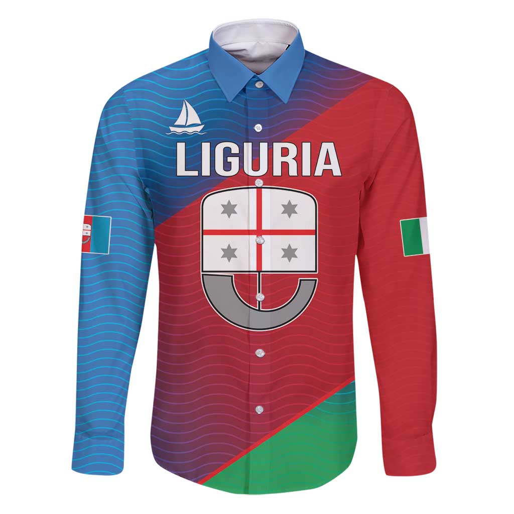 Italy Liguria Family Matching Puletasi and Hawaiian Shirt Emblem With Flag Style LT19