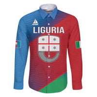Italy Liguria Family Matching Puletasi and Hawaiian Shirt Emblem With Flag Style LT19