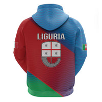 Italy Liguria Hoodie Emblem With Flag Style LT19
