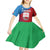 Italy Liguria Kid Short Sleeve Dress Emblem With Flag Style LT19