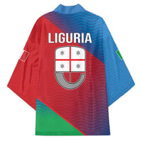 Italy Liguria Kimono Emblem With Flag Style - Wonder Print Shop