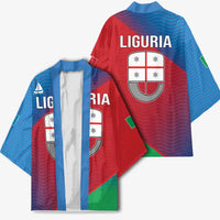 Italy Liguria Kimono Emblem With Flag Style - Wonder Print Shop