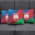 Italy Liguria Pillow Cover Emblem With Flag Style - Wonder Print Shop