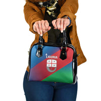 Italy Liguria Shoulder Handbag Emblem With Flag Style - Wonder Print Shop