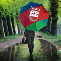 Italy Liguria Umbrella Emblem With Flag Style - Wonder Print Shop