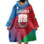 Italy Liguria Wearable Blanket Hoodie Emblem With Flag Style LT19