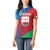 Italy Liguria Women Polo Shirt Emblem With Flag Style LT19