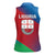 Italy Liguria Women Sleeveless Polo Shirt Emblem With Flag Style LT19